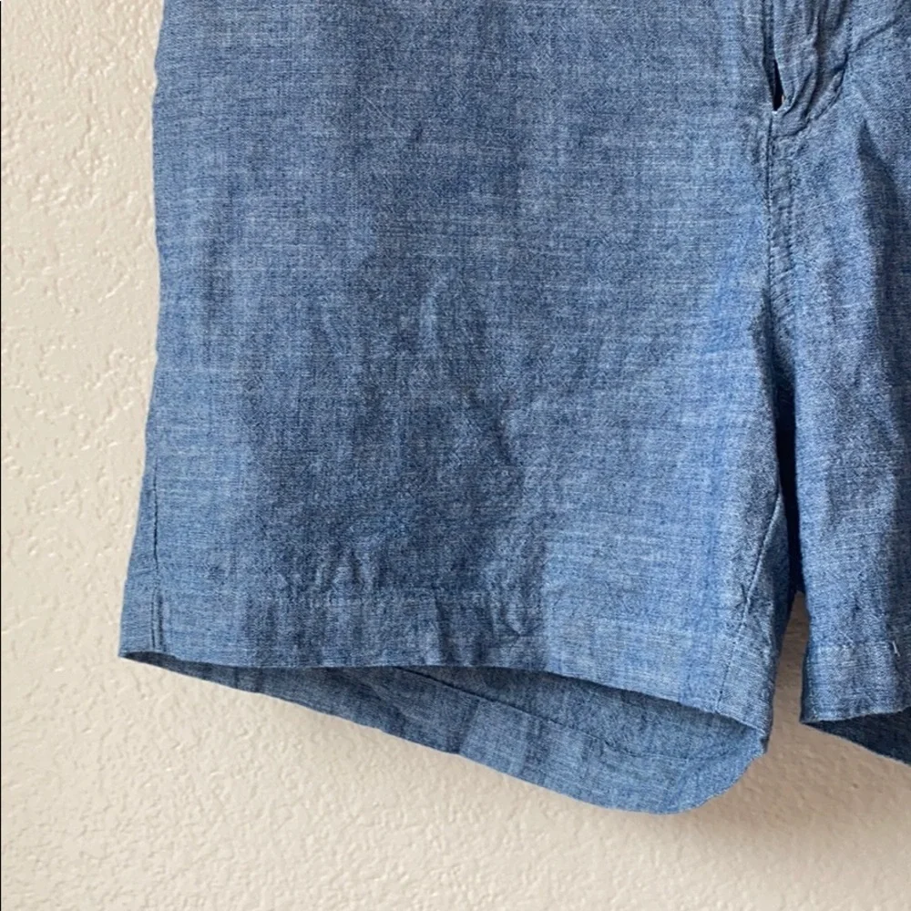 Merona Target Blue Chambray Denim Jean Prep Shorts 6 - Picture 2 of 9